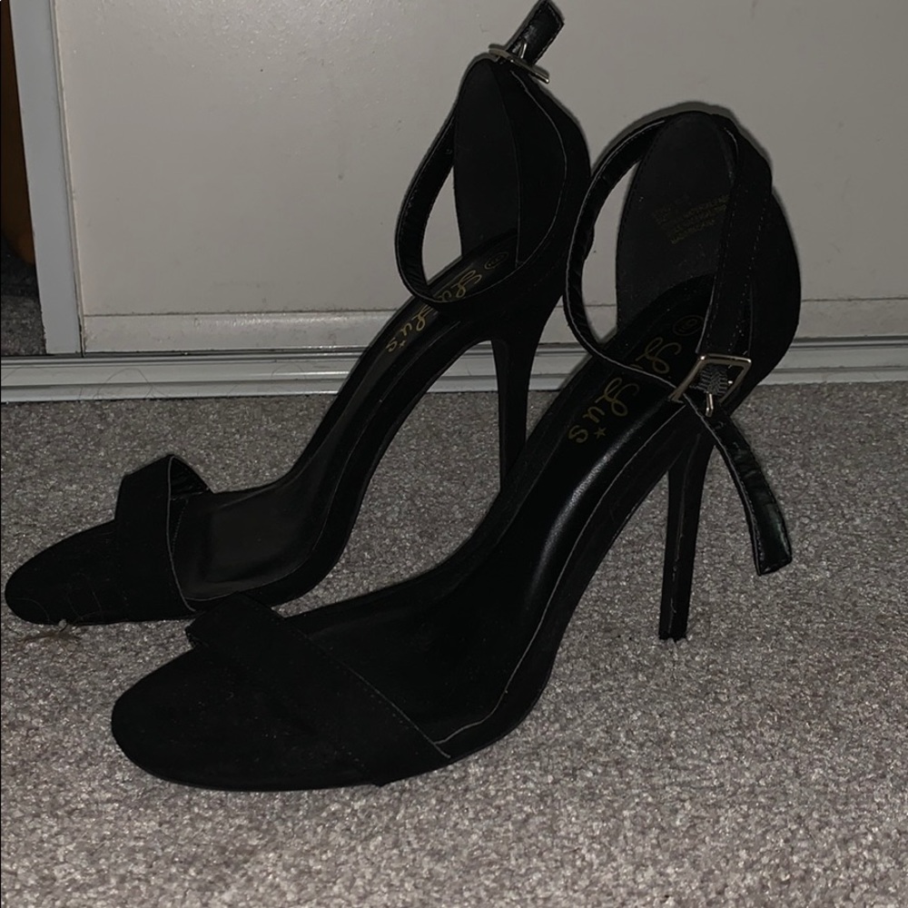 Black heels